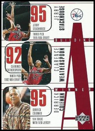 155 Jerry Stackhouse Clarence Weatherspoon Derrick Coleman BW